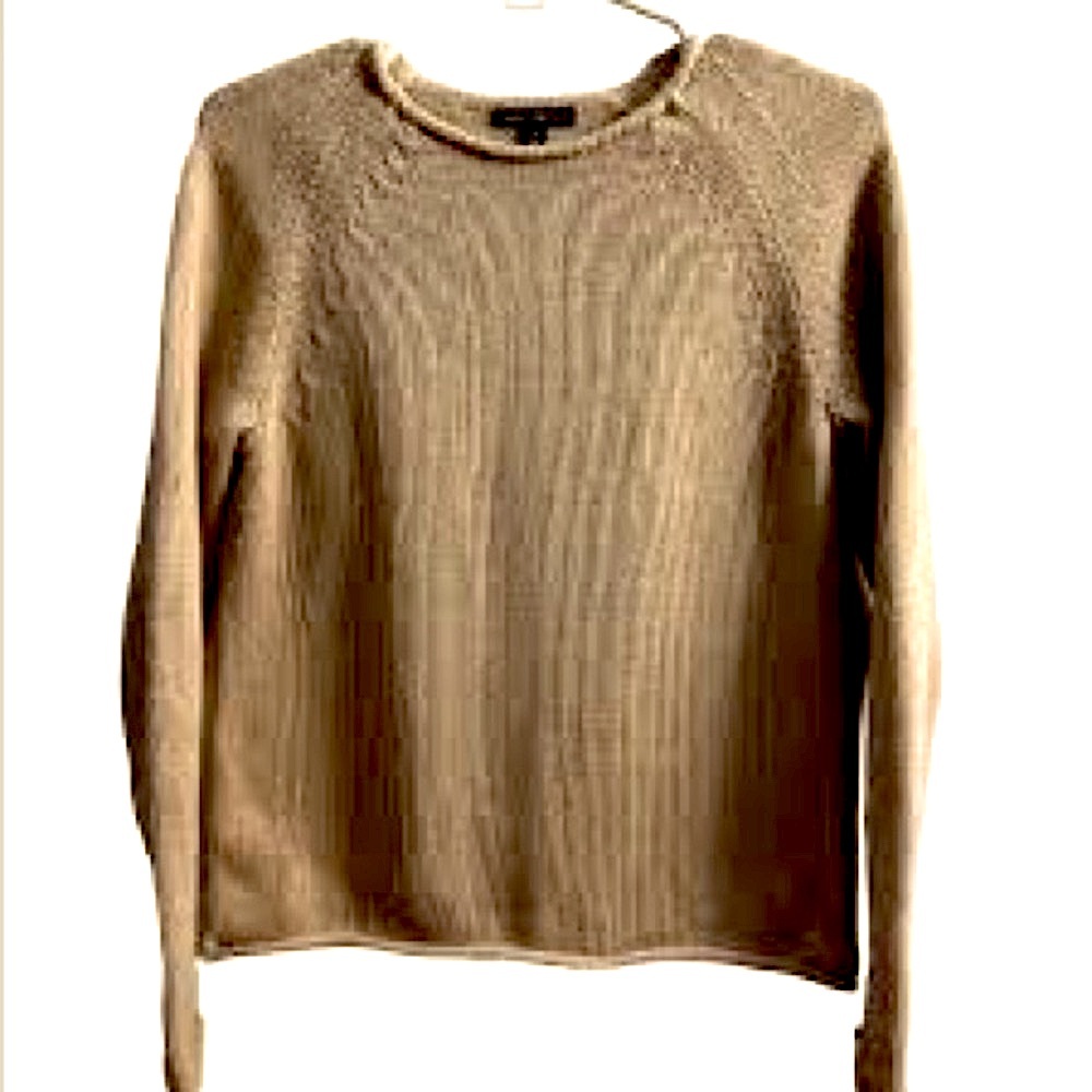 JCrew Mercantile Green knit Relaxed Pullover Sweater Size Small - Picture 3 of 7